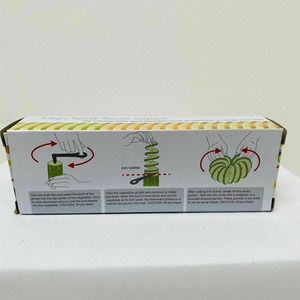 Magic Spiral Fancy Garnish Tool Creates Continuous Spiral Vegetable Garnishings